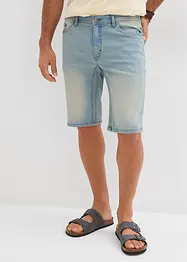 Stretch-Jeans-Bermuda mit verstärktem Schritt, Regular Fit, bonprix