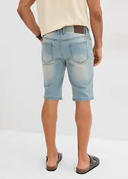 Stretch-Jeans-Bermuda mit verstärktem Schritt, Regular Fit, bonprix