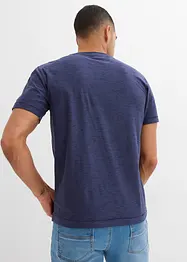 T-shirt à col Henley, 100% coton, bonprix