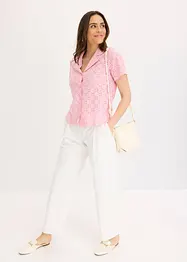 Modische Lochstickerei-Bluse, bonprix