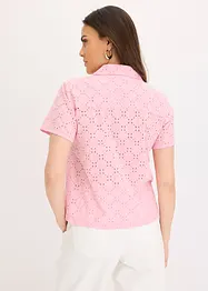Modische Lochstickerei-Bluse, bonprix