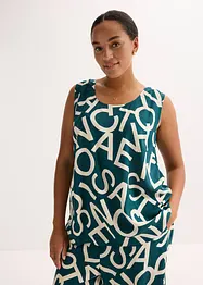 Blouse sans manches en viscose fluide, bonprix