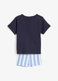 Shirt und kurze Hose aus reiner Bio-Baumwolle (2-tlg.Set), bonprix