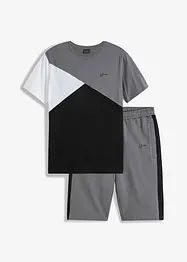 T-shirt et bermuda sweat (ens. 2 pces), bonprix