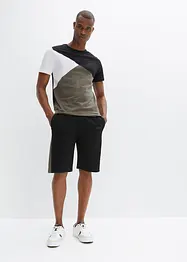T-Shirt und Sweat-Bermuda aus reiner Baumwolle (2-tlg.Set), bonprix