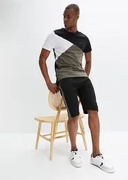 T-Shirt und Sweat-Bermuda aus reiner Baumwolle (2-tlg.Set), bonprix