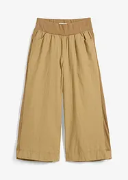 Pantalon en lin majoritaire, longueur 3/4, bonprix