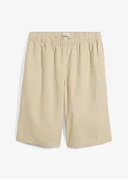 Bermuda en lin et viscose, taille haute, bonprix