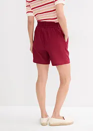 Short paper bag en lin, bonprix