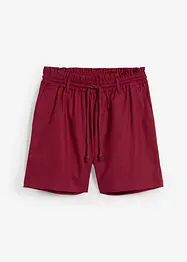 Short paper bag en lin, bonprix