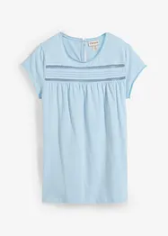 T-shirt en coton avec dentelle, bonprix