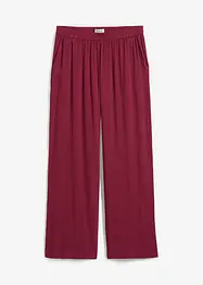 Pantalon palazzo en viscose douce, bonprix