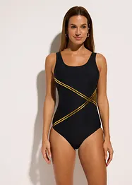 Maillot 1 pièce sculptant, maintien léger, bonprix