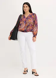 Blouse imprimée en crêpe, bonprix