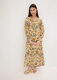 Robe caftan imprimée en viscose fluide, bonprix