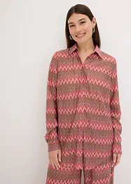 Long chemisier aspect crochet, bonprix