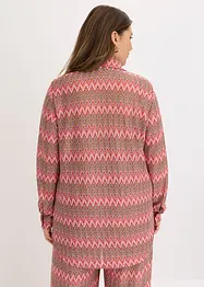 Long chemisier aspect crochet, bonprix