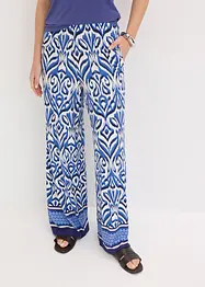 Pantalon en jersey viscose imprimé, bonprix