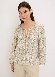 Blouse imprimée en viscose mélangée, bonprix
