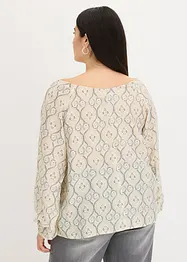 Blouse imprimée en viscose mélangée, bonprix