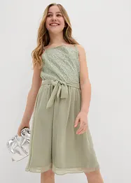 Robe en crêpe avec sequins, bonprix