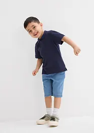 Schlupf Stretch-Jeans-Bermuda, Regular Fit, bonprix