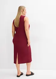Robe en jersey crêpe gaufré, bonprix