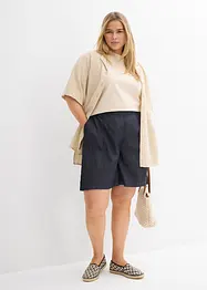 Schlupf-Shorts mit kühlendem Leinenanteil, bonprix