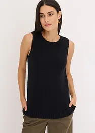 Stricktop aus Baumwolle mit Noppenstruktur, bonprix