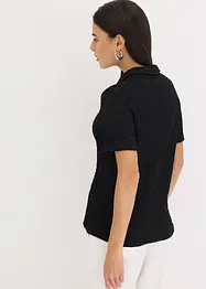 Chemisier en jersey texturé, bonprix