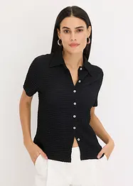 Chemisier en jersey texturé, bonprix