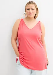 Long-Top aus Viskose-Leinen-Mix, bonprix