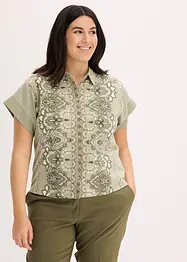 Chemisier en jersey à imprimé paisley, bonprix