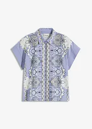 Chemisier en jersey à imprimé paisley, bonprix
