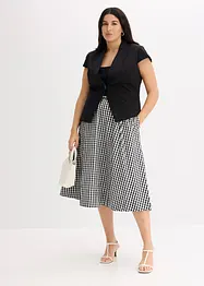Jupe midi 100% coton, bonprix