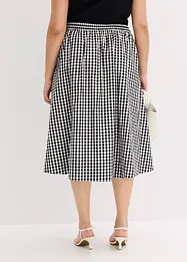 Jupe midi 100% coton, bonprix