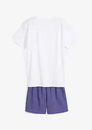 Pyjashort (ens. 2 pces) en gaze de coton, bonprix
