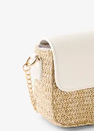 Sac à bandoulière aspect paille, bonprix