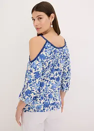 Haut en viscose avec bordure en dentelle, bonprix