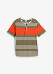 T-shirt col Henley manches courtes, bonprix