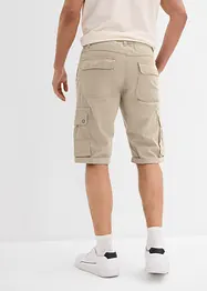 Cargo-Bermuda aus reiner Baumwolle, Regular Fit, bonprix