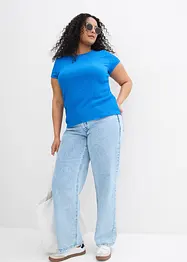 T-shirt en crêpe texturé, bonprix