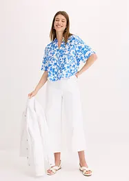 Jupe-culotte en coton mélangé extensible, bonprix