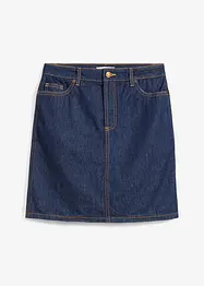 Jeansrock Mid Waist, Low Stretch, bonprix