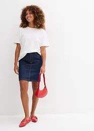 Jeansrock Mid Waist, Low Stretch, bonprix
