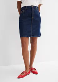 Jeansrock Mid Waist, Low Stretch, bonprix