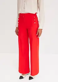 Pantalon twill à boutons décoratifs, bonprix