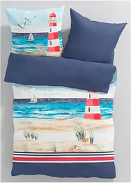 Parure de lit réversible avec motif marin, bonprix