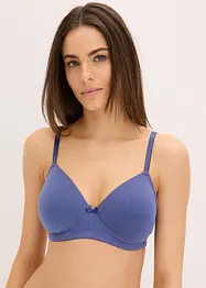 Lot de 2 soutiens-gorge coton à coques sans armatures, bonprix
