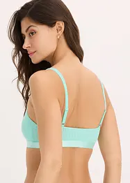 Lot de 2 brassières en coton, bonprix